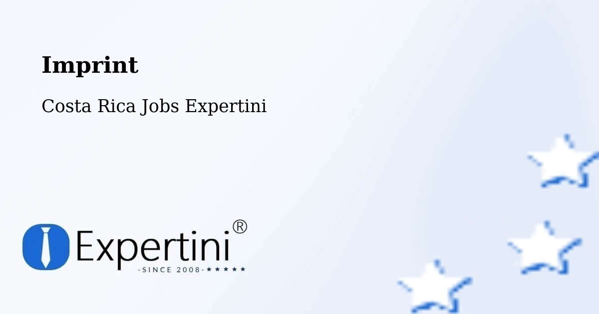 Imprint – Turrialba - Costa Rica Jobs Expertini